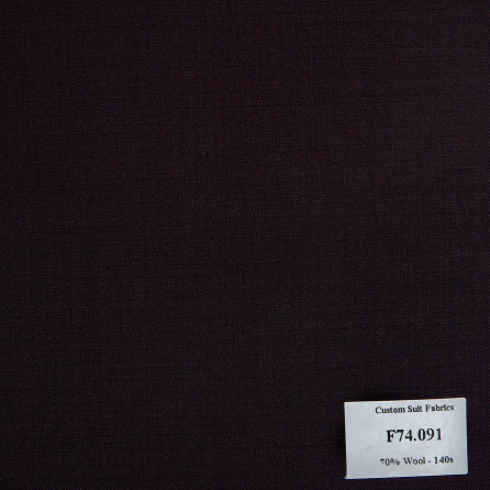  F74.091 Kevinlli V6 - Vải 70% Wool - Nâu đỏ